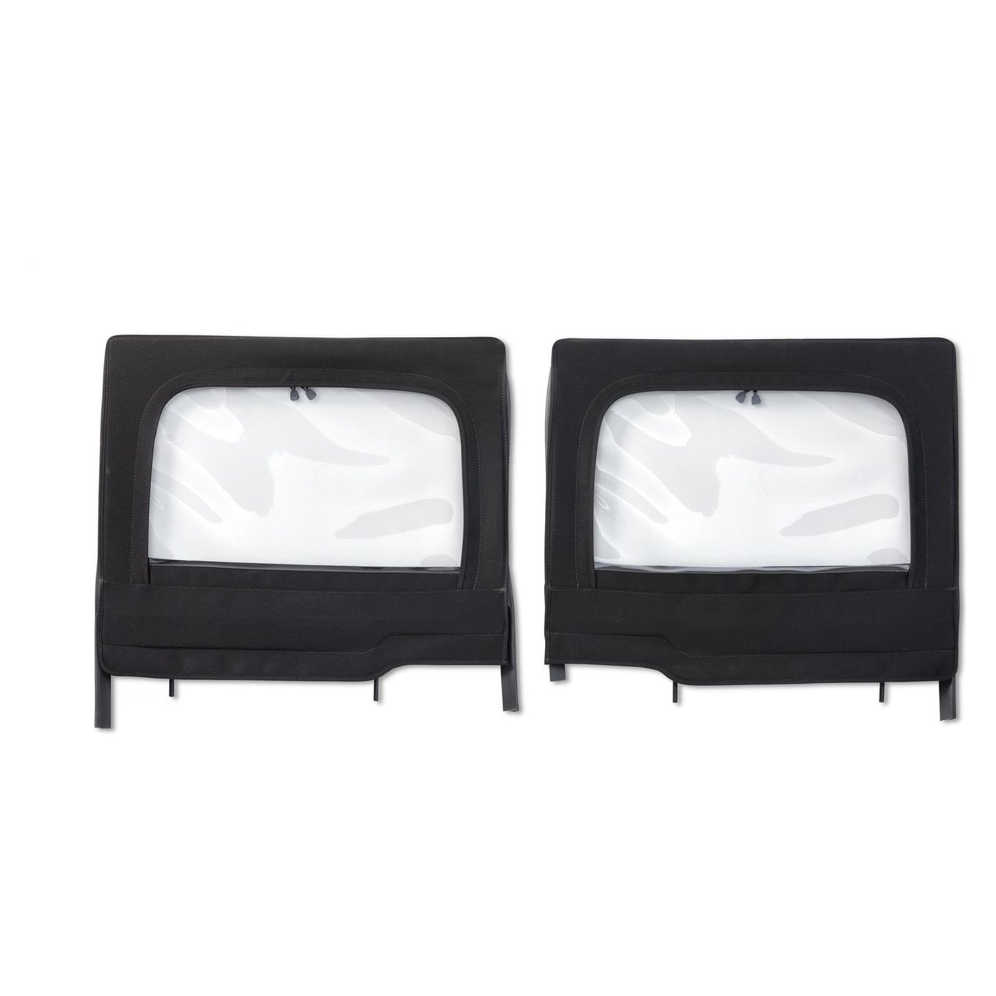 Bestop HighRock 4x4 Element Upper Fabric Half Doors Black Twill Rear I 51743-17