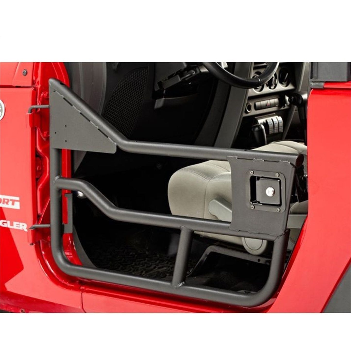 Bestop HighRock 4x4 Element Doors Matte Black Front Lower Half Door I 51826-01