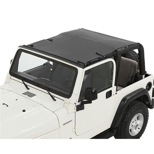 Bestop Sun Extended Safari Style BikiniTop Black Diamond I 52404-35