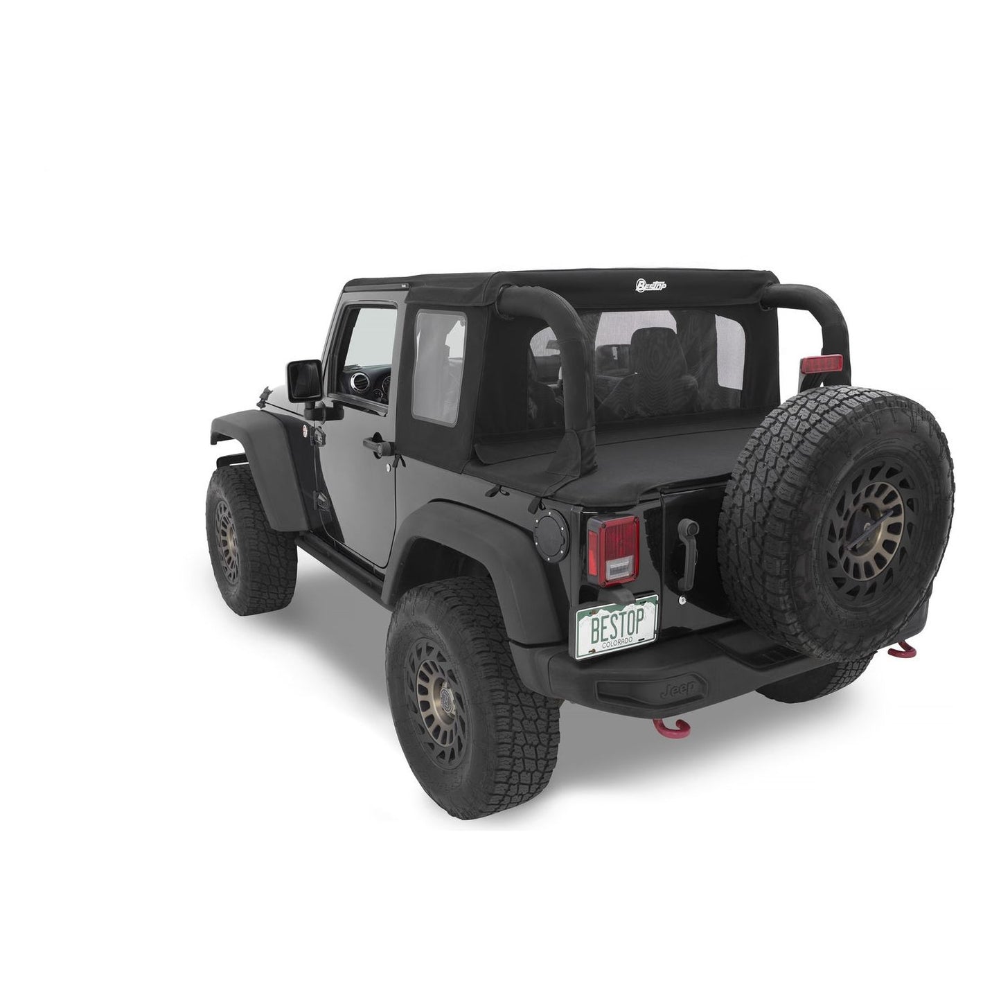 Bestop Halftop Soft Top Black Twill I 53900-17