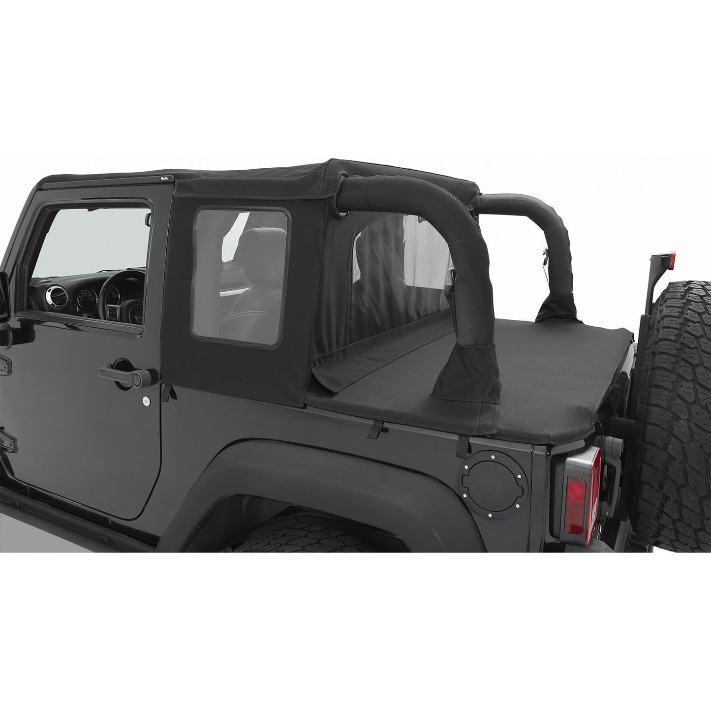 Bestop Halftop Soft Top Black Twill I 53900-17