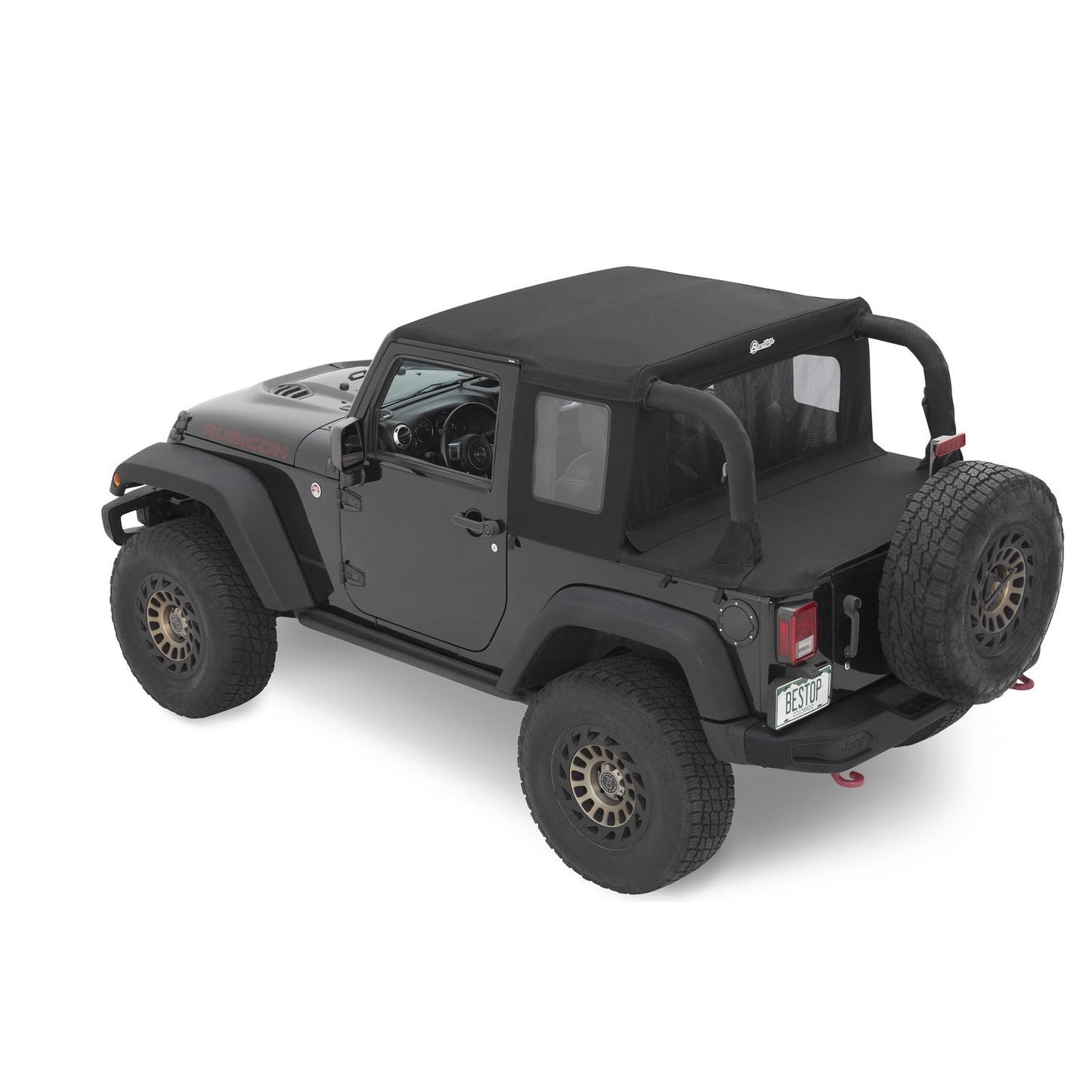 Bestop Halftop Soft Top Black Twill I 53900-17