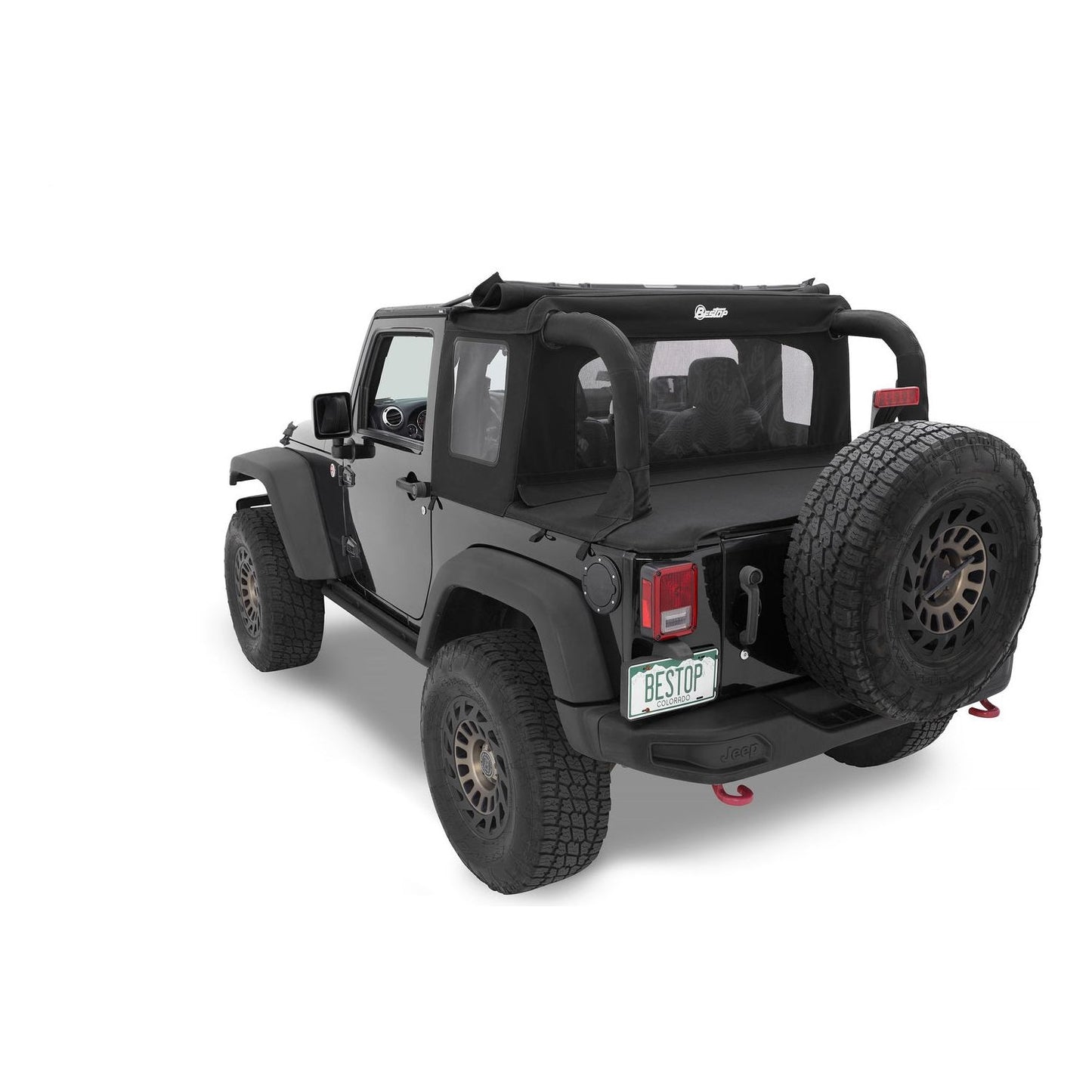 Bestop Halftop Soft Top Black Twill I 53900-17