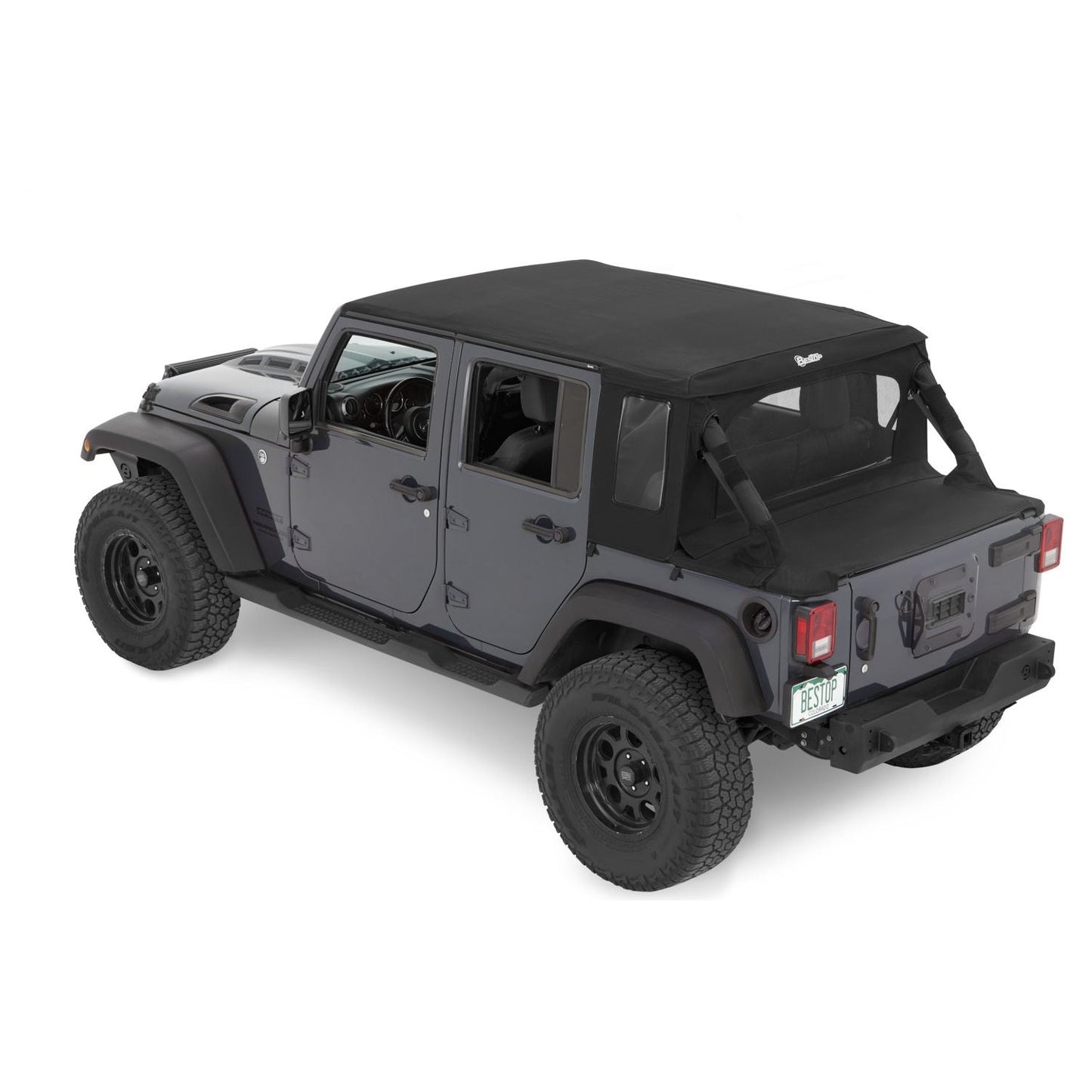 Bestop Halftop Soft Top Black Twill I 53901-17