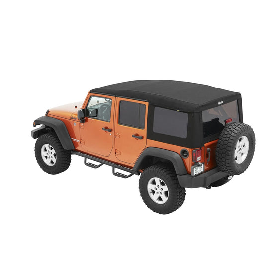 Bestop Supertop Ultraâ„¢ Squareback Soft Top Matte Black I 54724-17