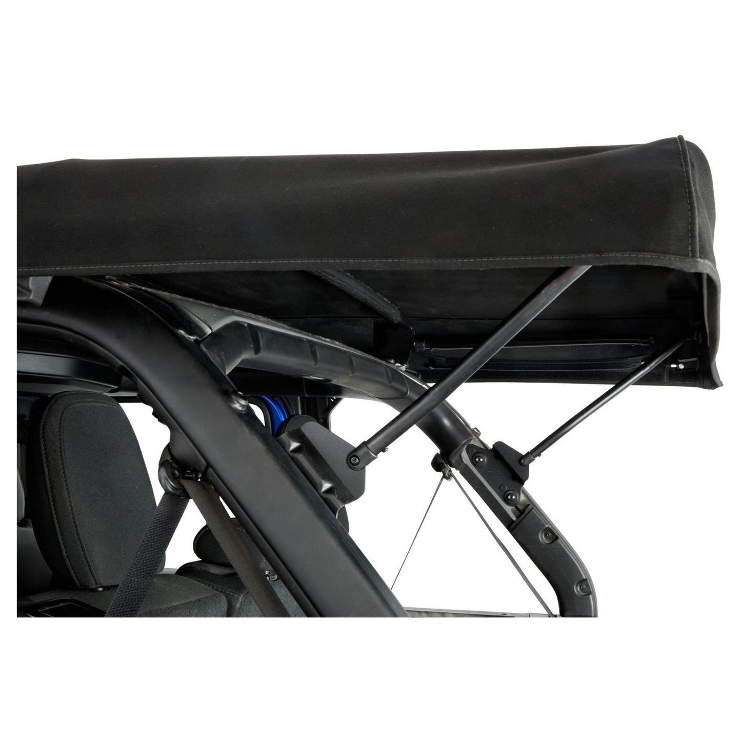 Bestop Supertop Squareback Soft Top Black Twill No Doors Included Tinted Side/Rear Windows I 54726-17