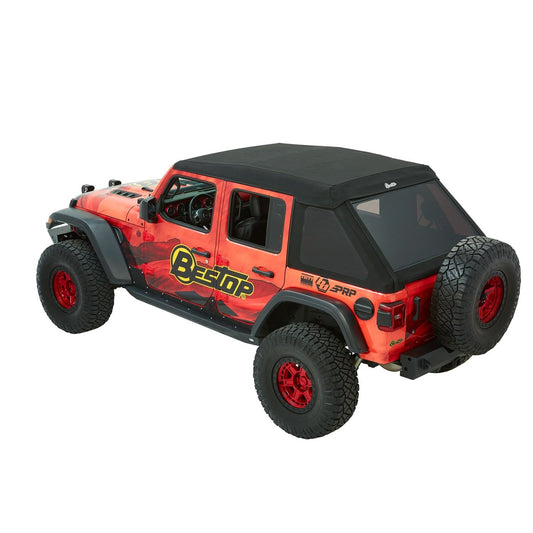 Bestop Trektop Ultraâ„¢ Slantback Soft Top Black Twill I 54925-17