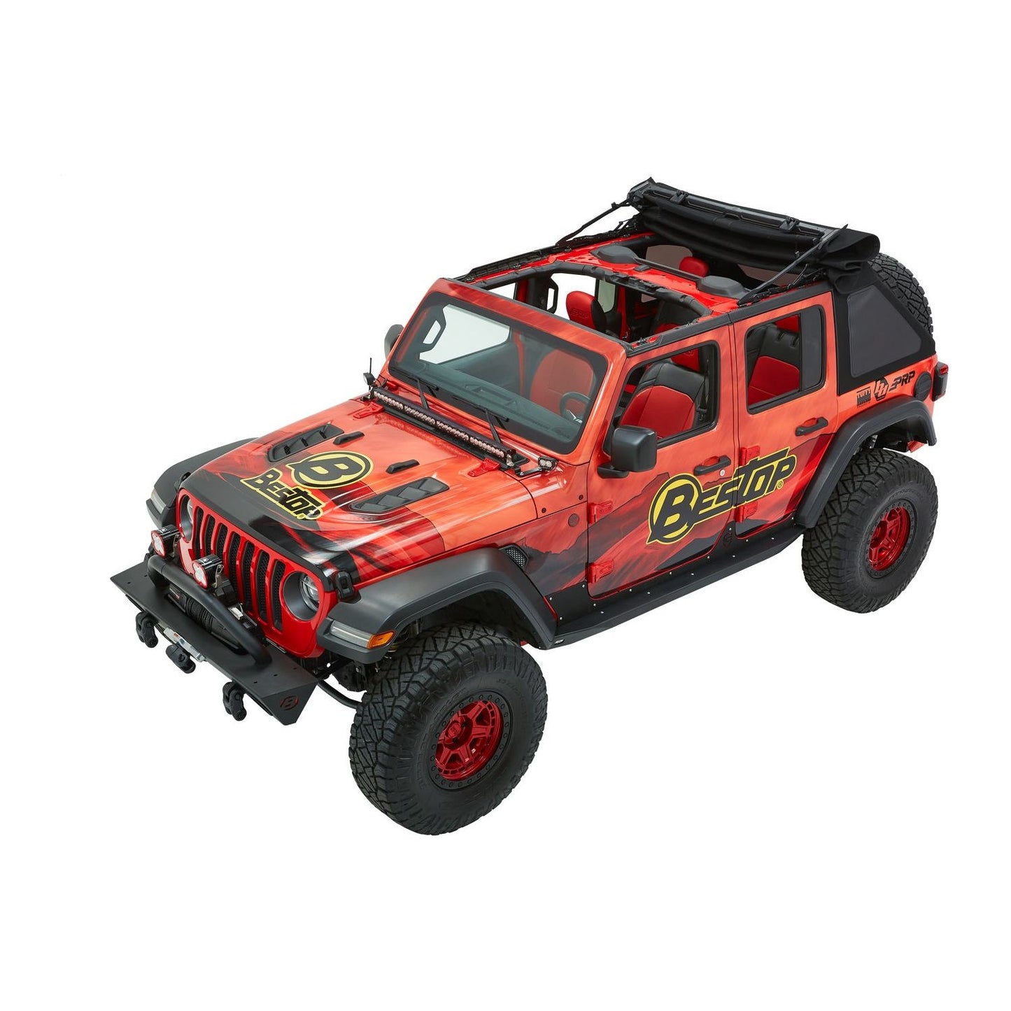 Bestop Trektop Ultraâ„¢ Slantback Soft Top Black Twill I 54925-17
