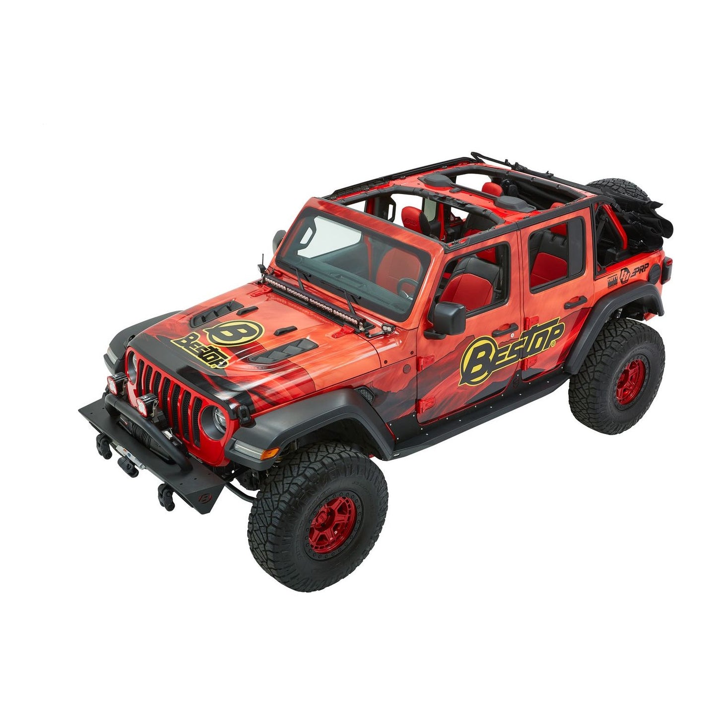 Bestop Trektop Ultraâ„¢ Slantback Soft Top Black Twill I 54925-17