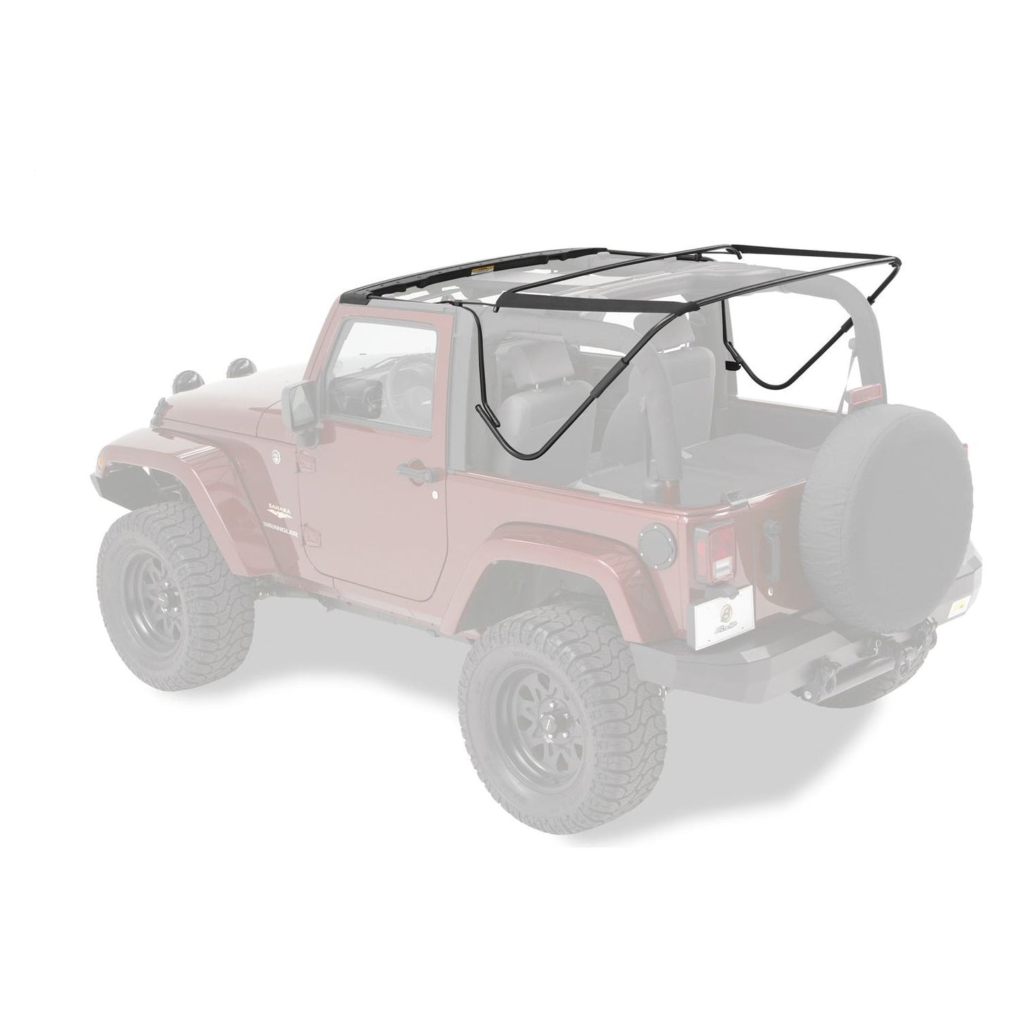 Bestop OE Style Replacement Bow And Frame Hardware Kit Incl. Hardware/Door Surrounds/Tailgate Bar/Retainer Clips For Use w/Factory Or Supertop NX I 55000-01