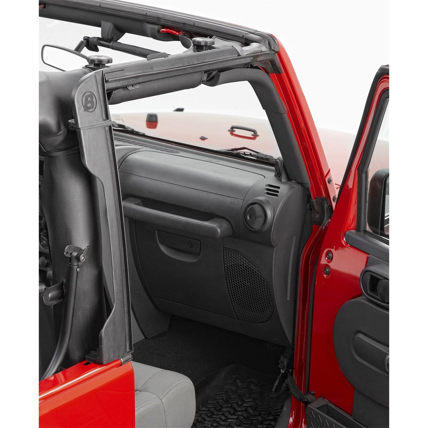 Bestop Door Surrounds Black Cable Top Design Set Of 2 I 55010-01