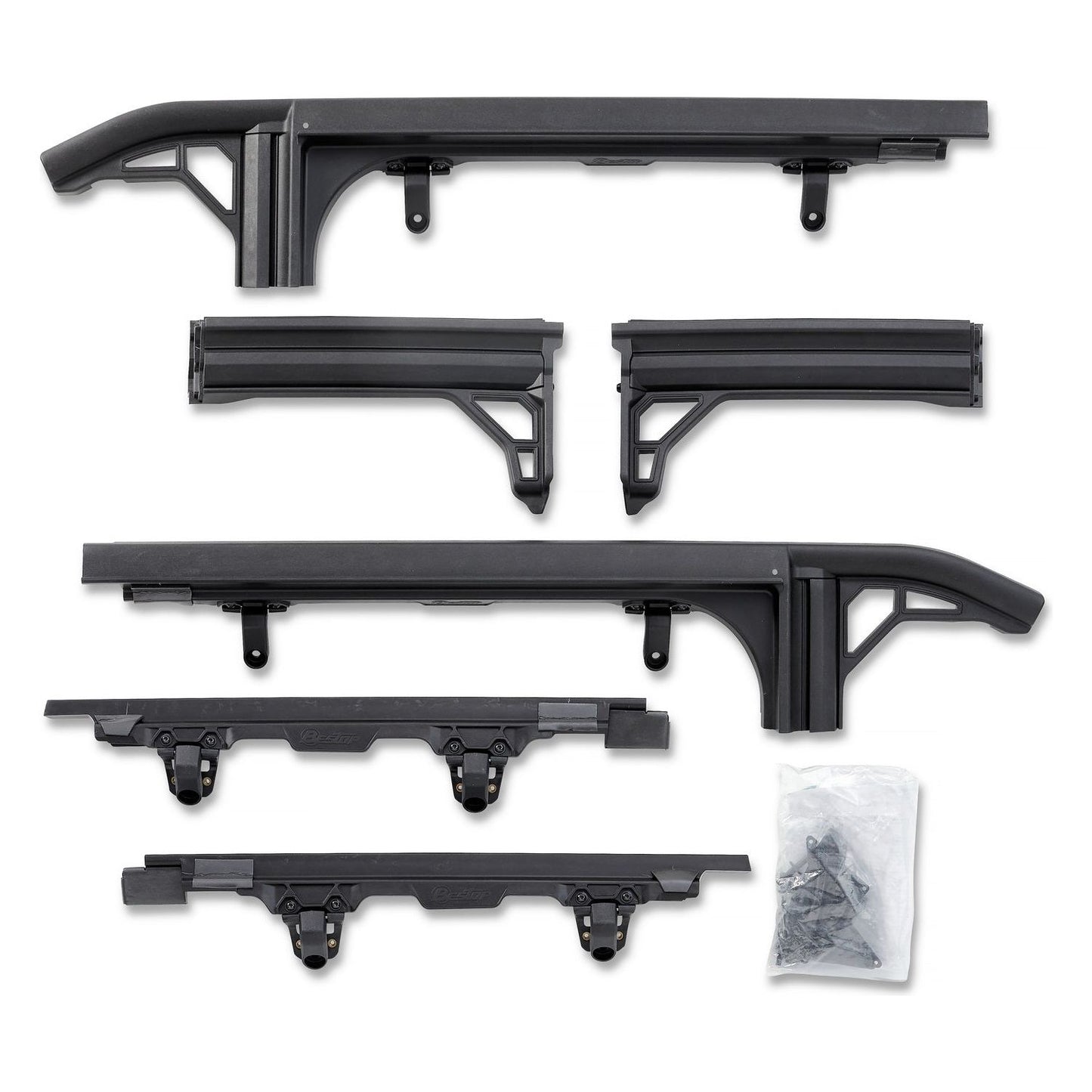 Bestop Door Surrounds Black Cable Top Design Set Of 4 I 55024-01