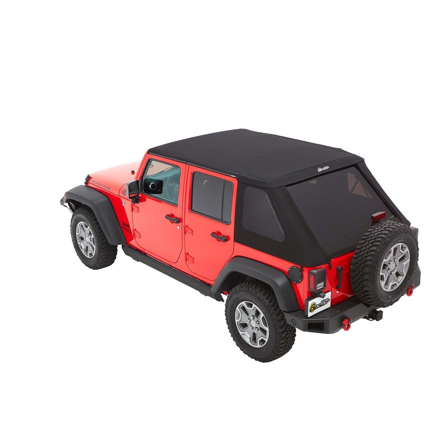 Bestop Trektop Slantback Soft Top Black Twill I 56853-17