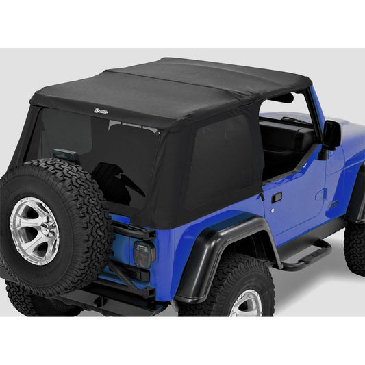 Bestop Replace-A-Top Black Twill Tinted Windows No Door Skins Included I 59720-17