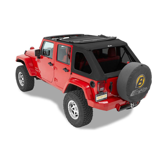 Bestop Replace-A-Top Black Twill Tinted Windows No Door Skins Included I 59723-17