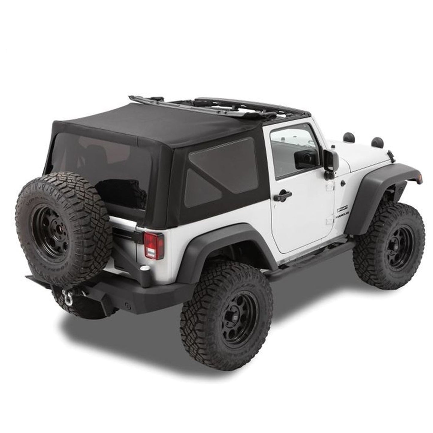 Bestop Replace-A-Top Matte Black Tinted Windows No Door Skins Included I 79846-17