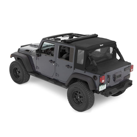 Bestop Halftop Soft Top Conversion Kit Black Diamond Compatible w/56853-35 I 80103-35