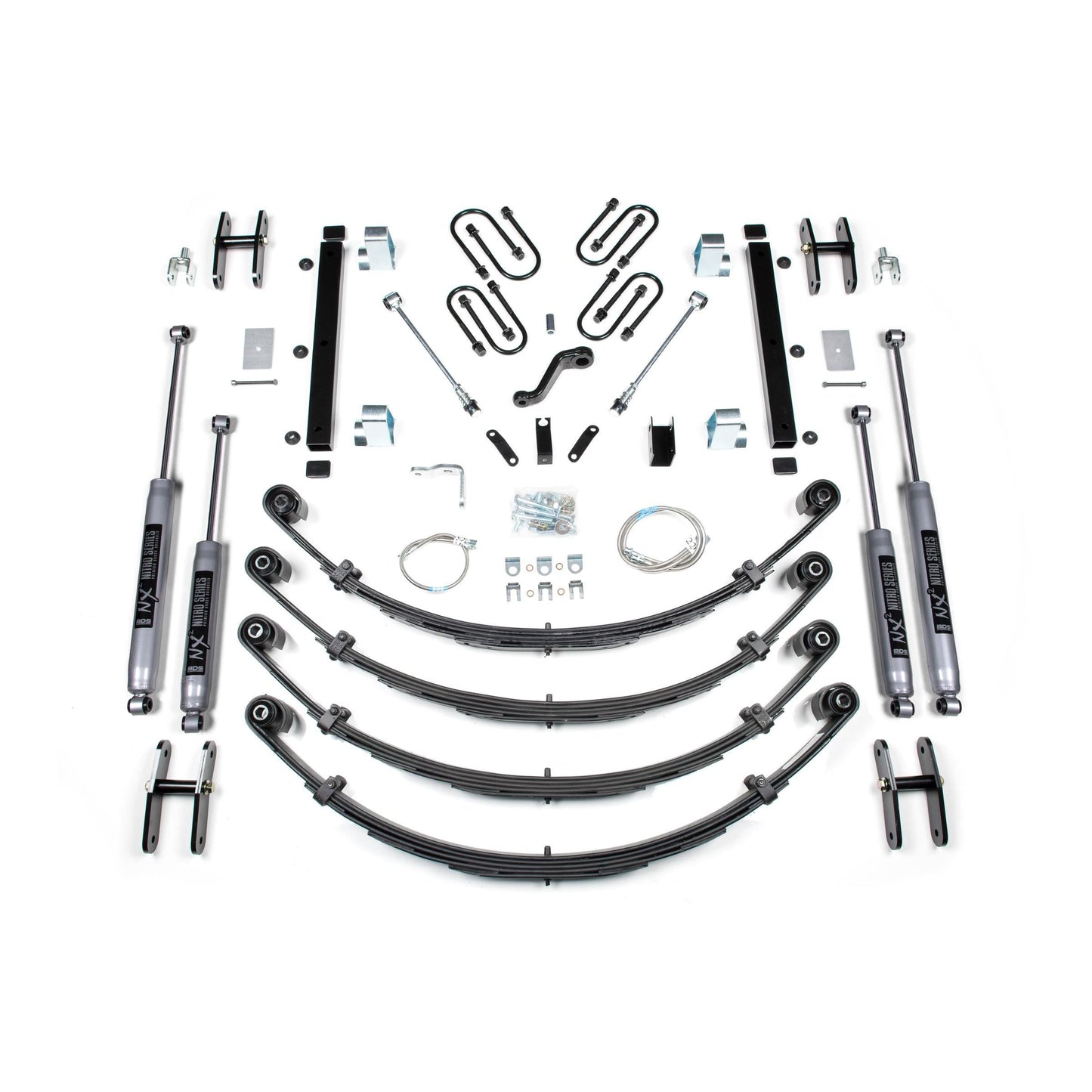 BDS Suspension | 6 Inch Lift Kit Jeep Wrangler YJ 87-95 Fox 2.0 Performance Shocks | BDS1432FS