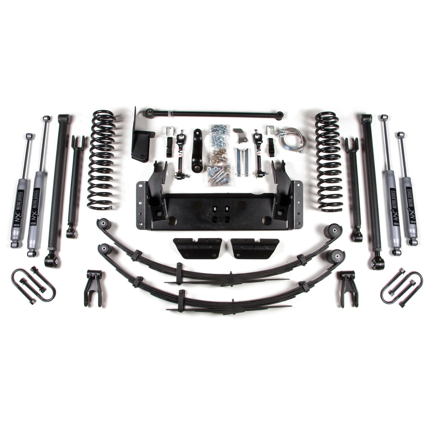 BDS Suspension | 8.5 Inch Lift Kit Long Arm Jeep Cherokee XJ 84-01 Chrysler 8.25 Axle With Fox 2.0 Performance Shocks | BDS1434FS