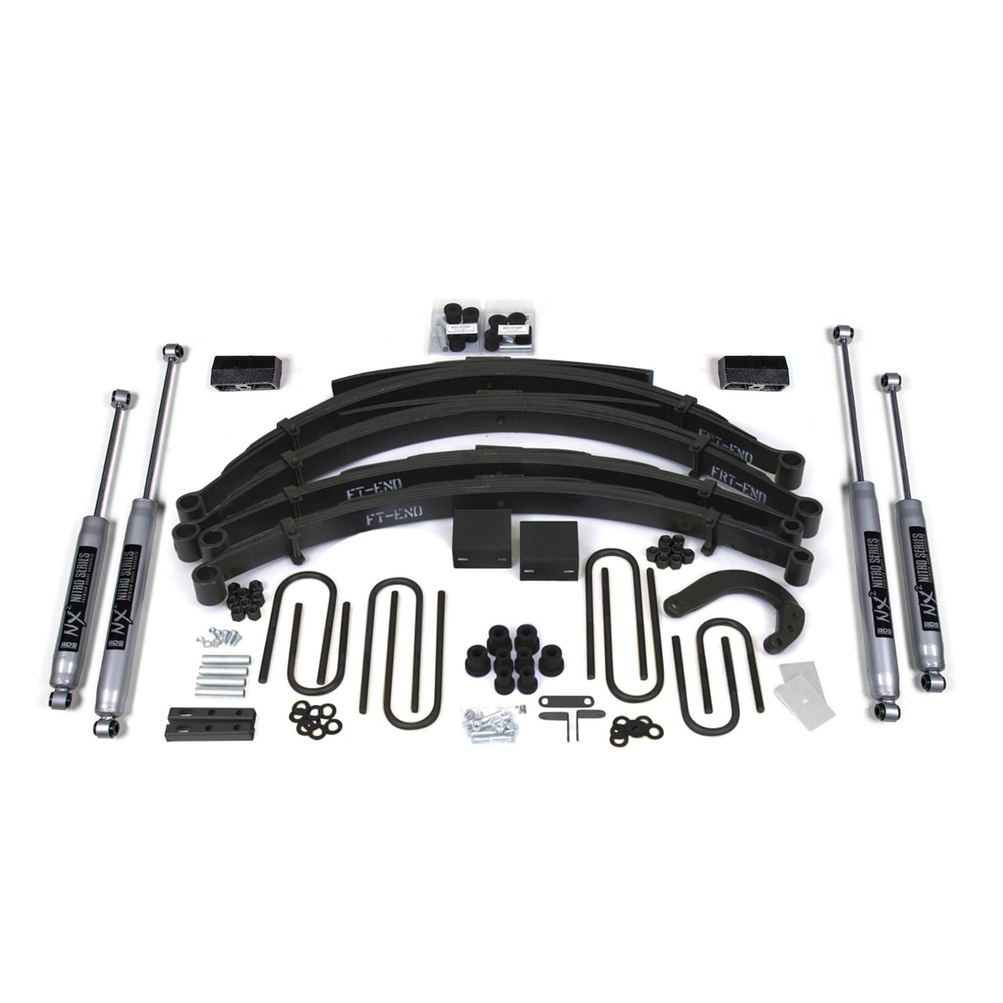 BDS Suspension | 8 Inch Lift Kit Chevy/GMC 3/4 Ton Suburban 88-91 4WD NX2 Nitro Shocks | BDS148H
