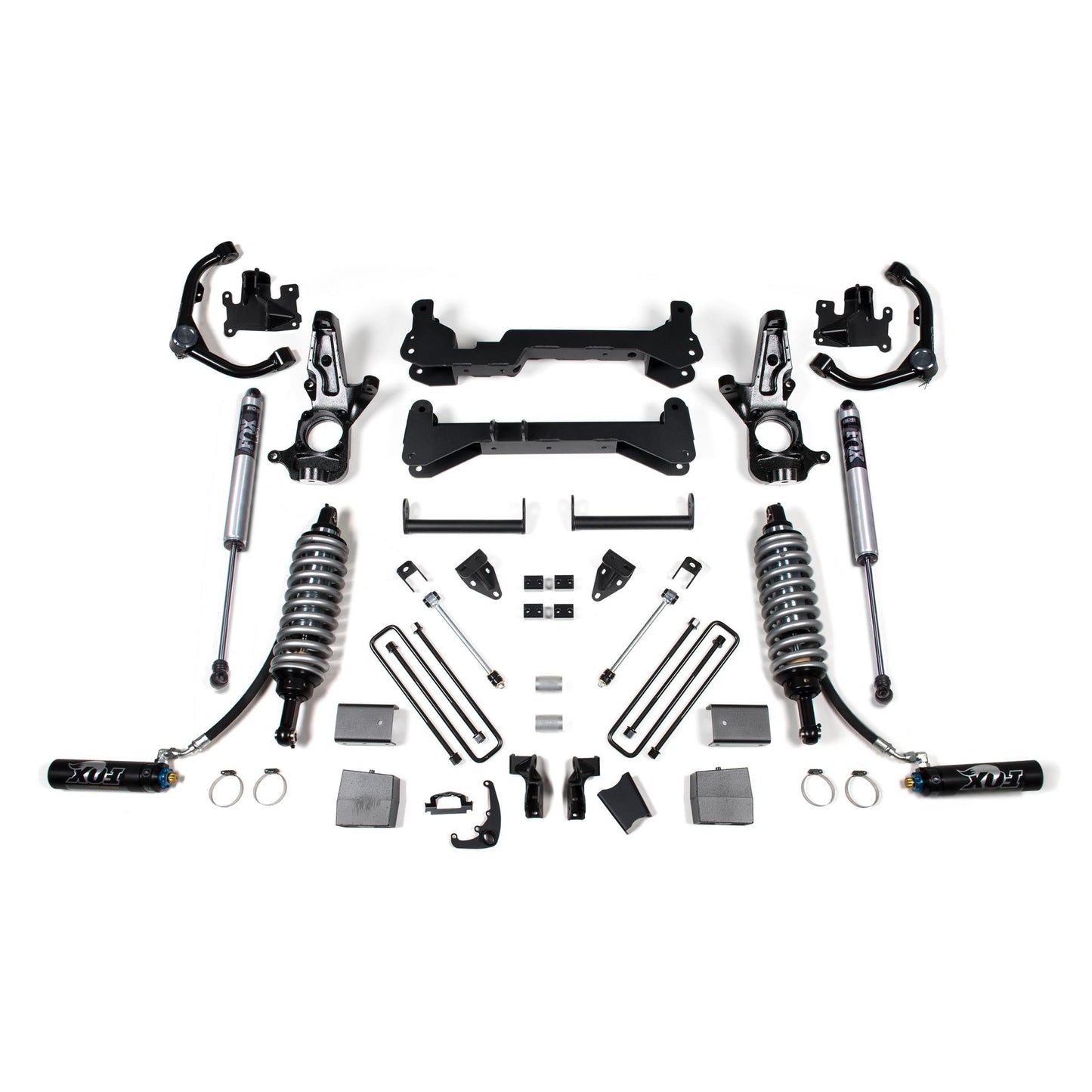 BDS Suspension | 7 Inch Lift Kit FOX 2.5 Coil-Over Conversion Silverado/Sierra 2500HD 01-10 2WD Carrier Above Crossmember Fox 2.5 Performance Shocks | BDS149FDSC