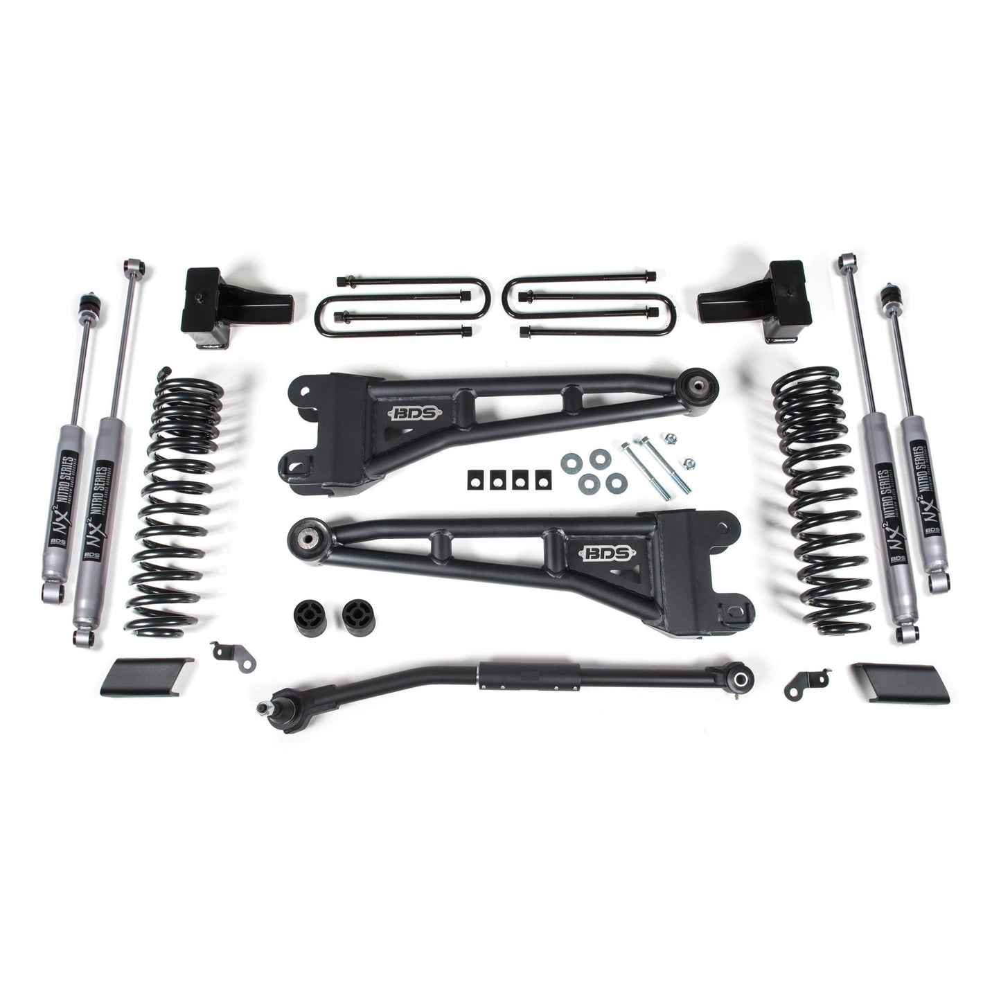BDS Suspension | 2.5 Inch Lift Kit w/ Radius Arm Ford F250/F350 Super Duty 17-19 4WD Diesel Fox 2.0 Performance Shocks | BDS1543FS