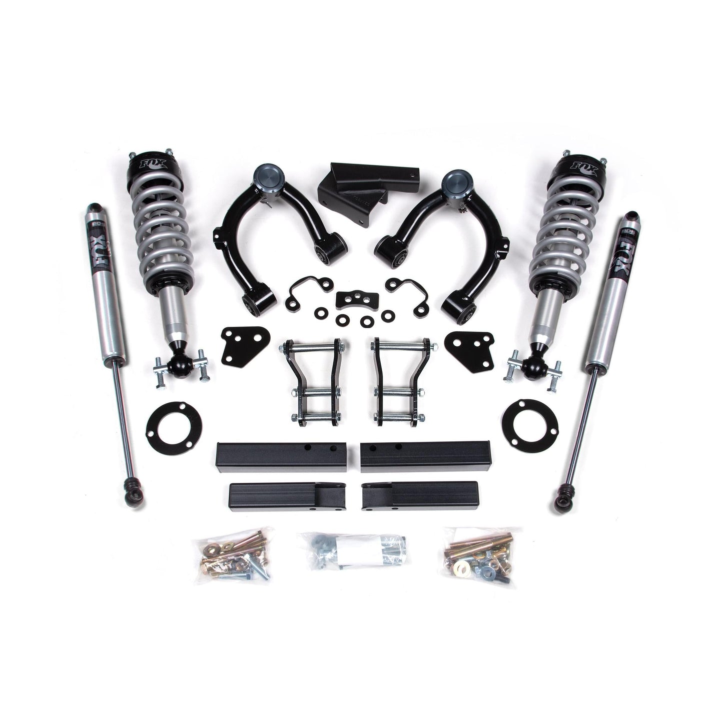 BDS Suspension | 3.5 Inch Lift Kit FOX 2.0 Coil-Over Ford Ranger 19-23 4WD Cast Aluminum Fox 2.0 Performance Shocks | BDS1545FSL