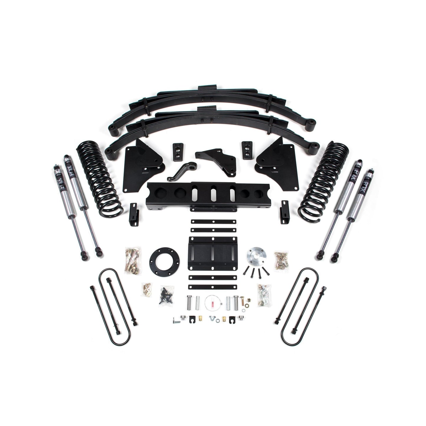 BDS Suspension | 6 Inch Lift Kit Ram 3500 13-18 4WD Diesel Leaf Springs 6 Bolt Fox 2.0 Performance Shocks | BDS1617FS