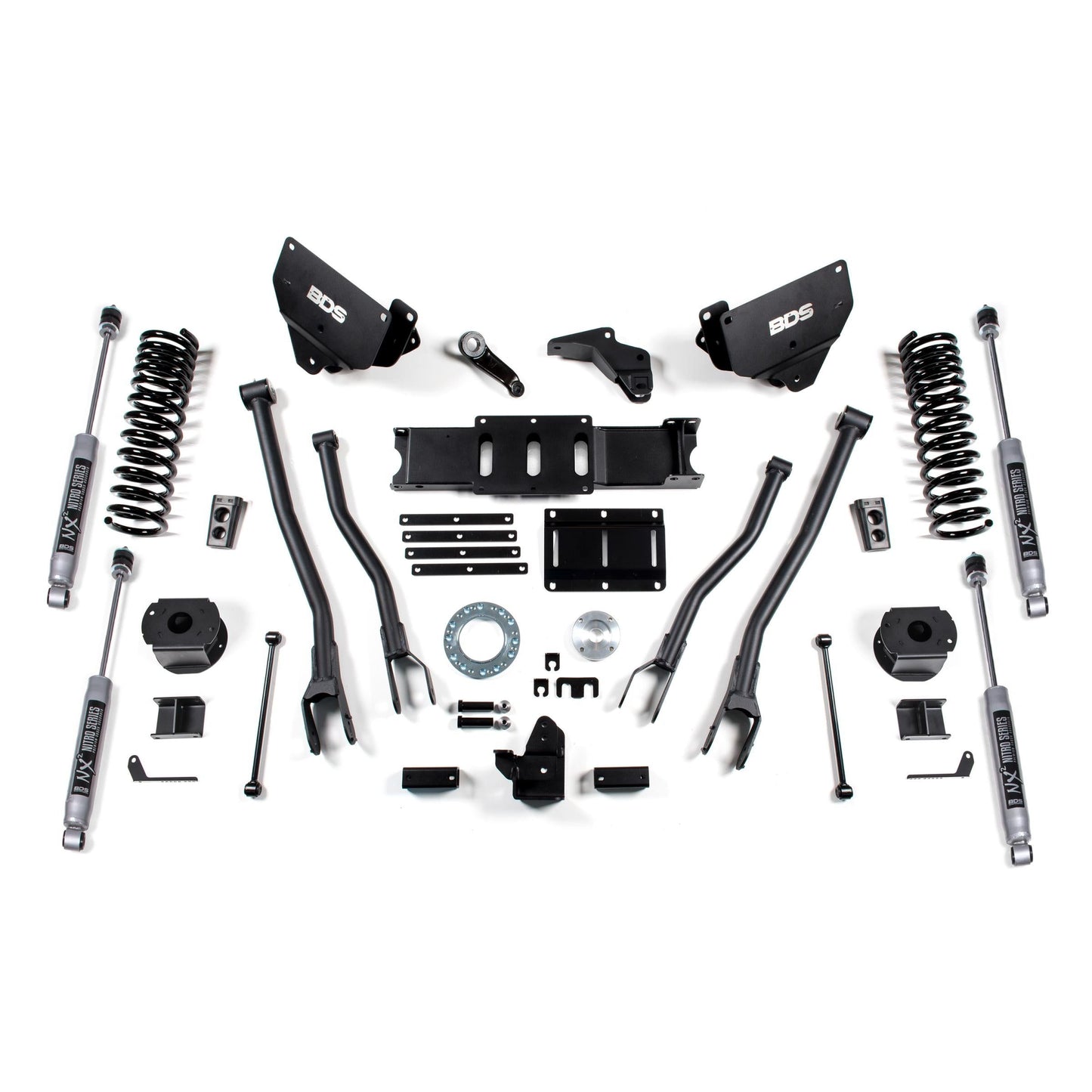 BDS Suspension | 6 Inch Lift Kit w/ 4-Link Ram 2500 w/ Rear Air Ride 14-18 4WD Diesel Fox 2.0 Performance Shocks | BDS1628FS