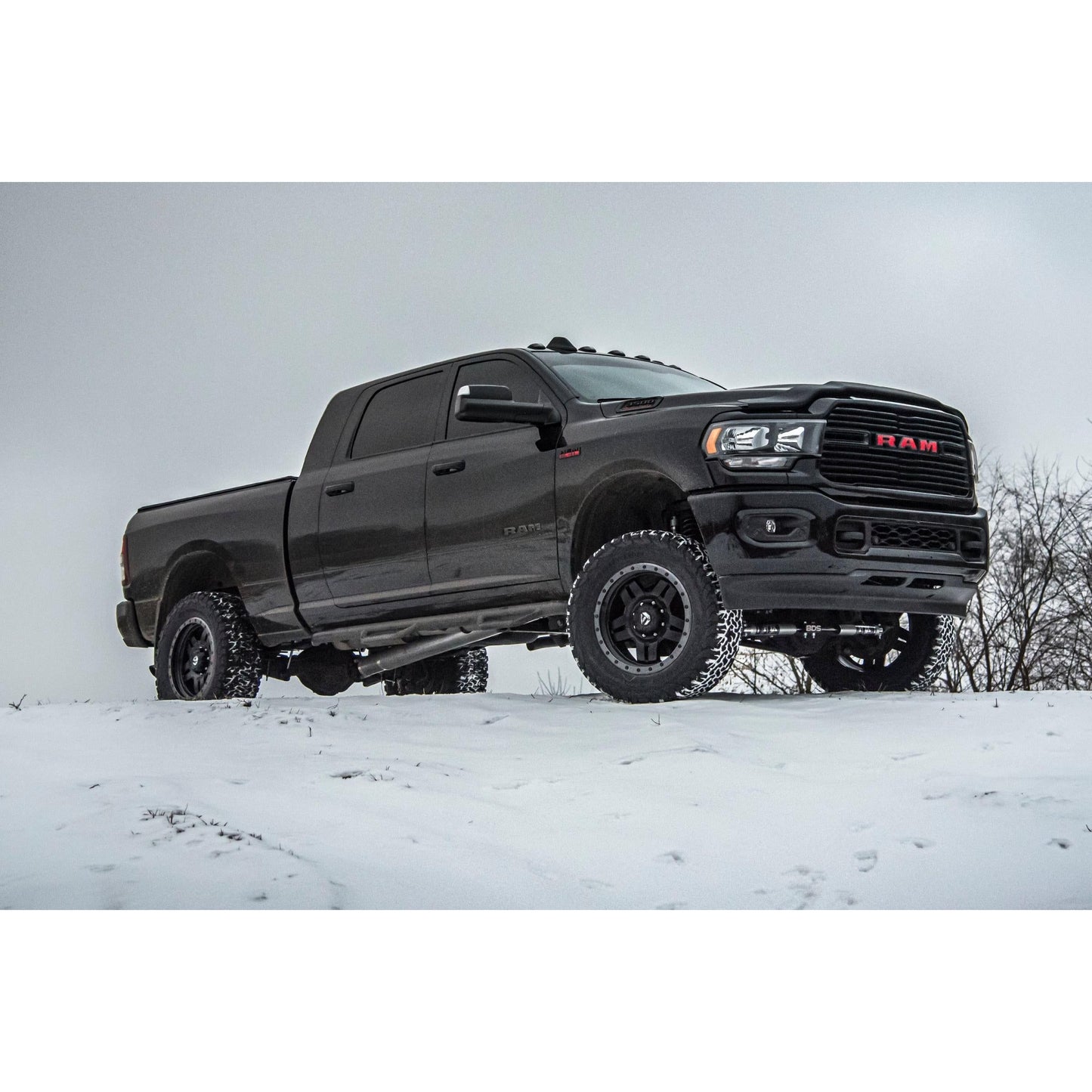 BDS Suspension | 4 Inch Lift Kit w/ Radius Arm 2 Inch Rear Block Ram 3500 19-24 4WD Diesel Without Factory Rear Overload Leaf 8 Bolt NX2 Nitro Shocks | BDS1706H