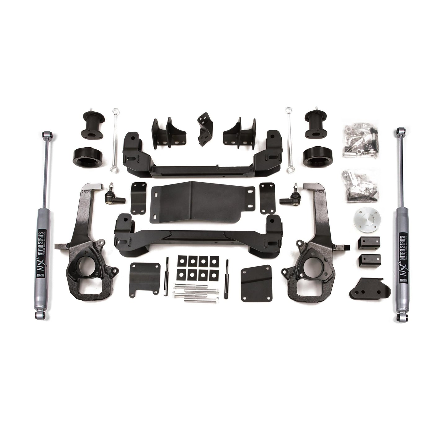BDS Suspension | 4 Inch Lift Kit Ram 1500 13-18 4WD 3 Inch Coil Spring NX2 Nitro Shocks | BDS1754H