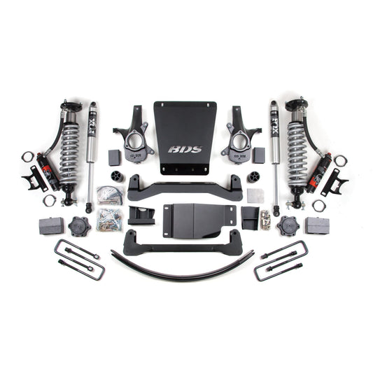 BDS Suspension | 2007-2013 GM 1500 4wd 6" Suspension Lift Kit 5.5 Inch Rear Block/AAL 2.5 PES C/O Front  2.5 PES P/B Rear BDS Suspension | BDS176PES