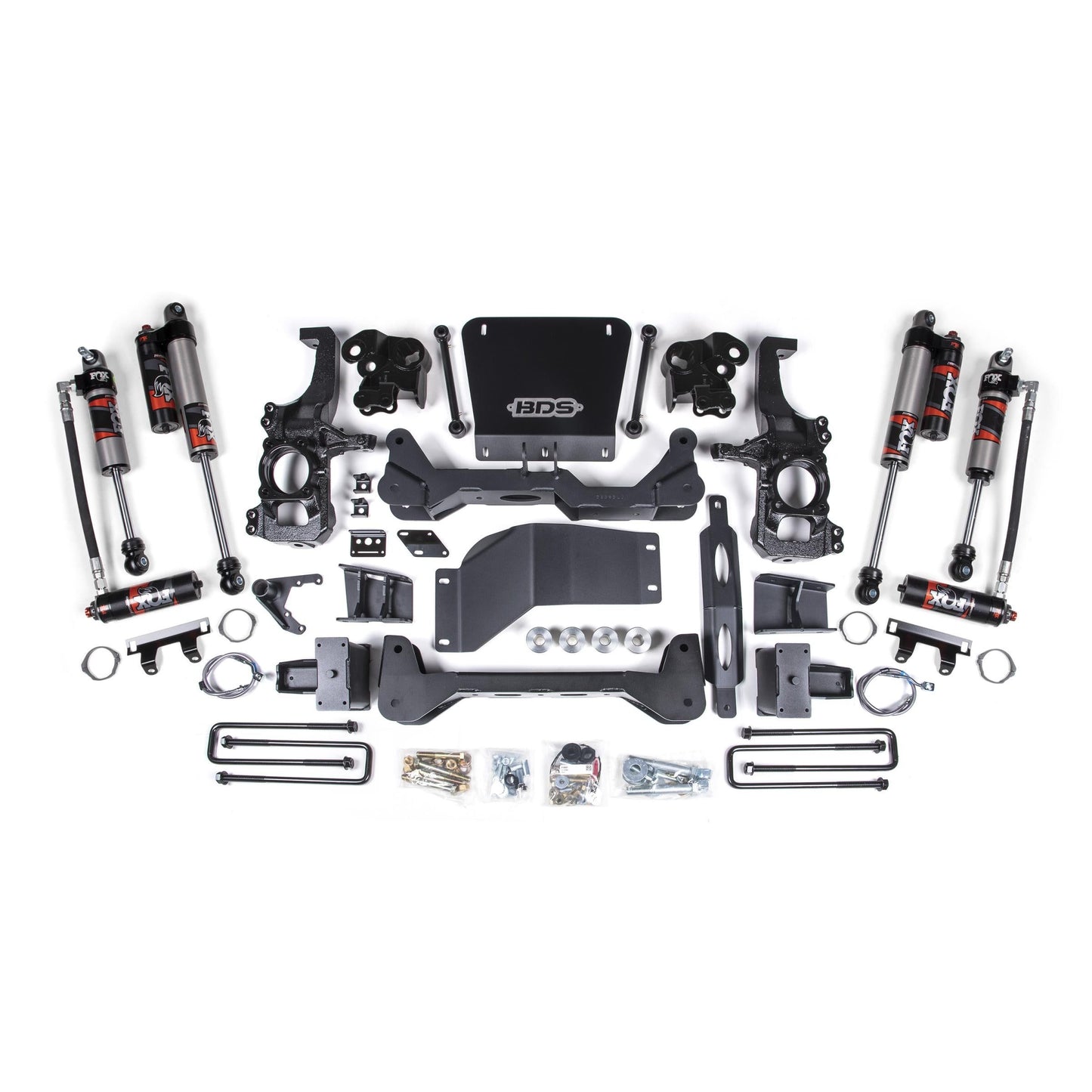 BDS Suspension | 5 Inch Lift Kit FOX Performance Elite Silverado/Sierra 2500HD/3500HD 20-24 4WD 5 Inch Block Kit With Overload | BDS1824FPE