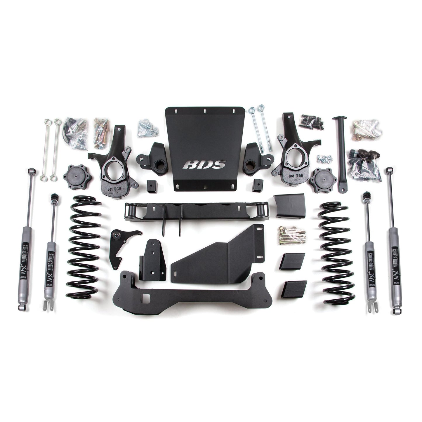 BDS Suspension | 6 Inch Lift Kit Chevy/GMC Avalanche Surburban Tahoe or Yukon 1500 00-06 4WD NX2 Nitro | BDS183H