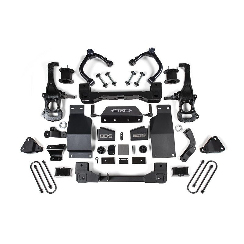 BDS Suspension | 2025 Silverado/Sierra 1500 4WD 4 Inch Suspension Lift Kit w/ARC 3.0 Diesel / 2.7 Gas 3 Inch Rear Block Spacer Front BDS Suspension | BDS1854H