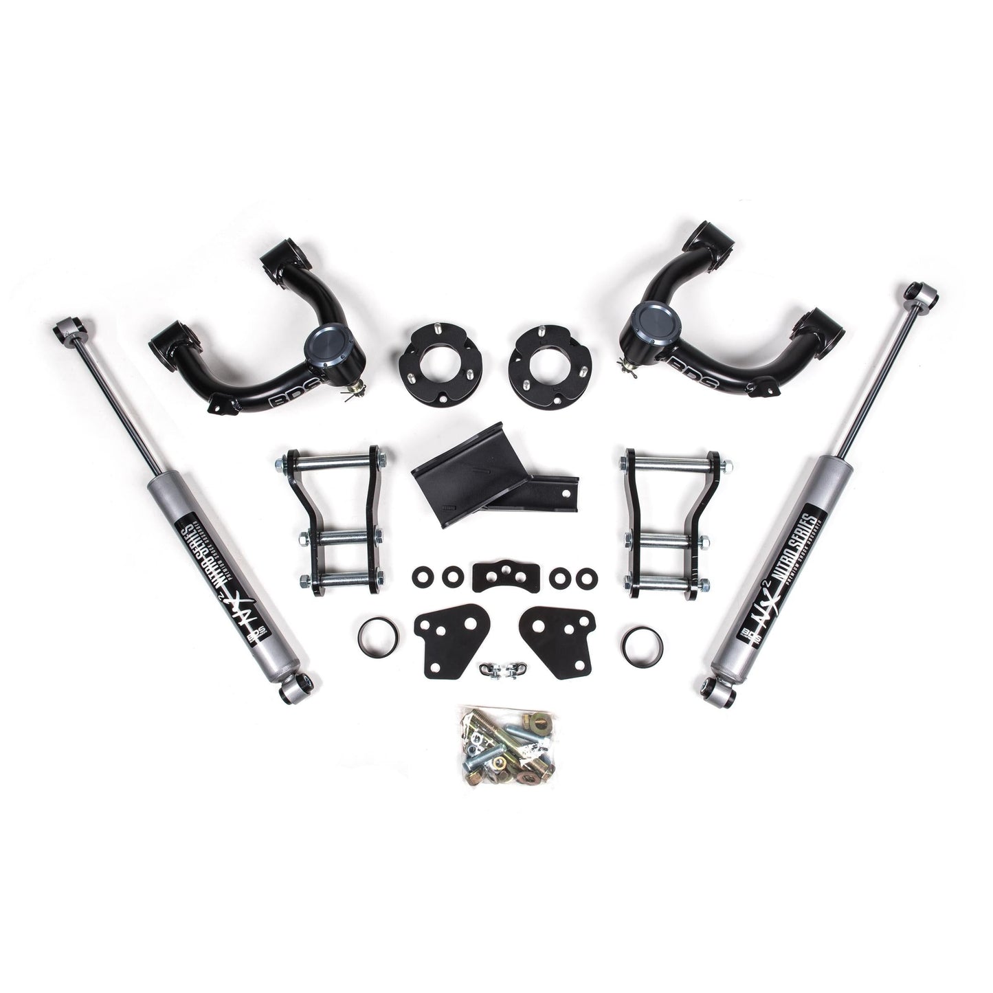 BDS Suspension | 3.5 Inch Lift Kit Ford Ranger 19-23 4WD Cast Steel Fox 2.0 Performance Shocks | BDS1906FS