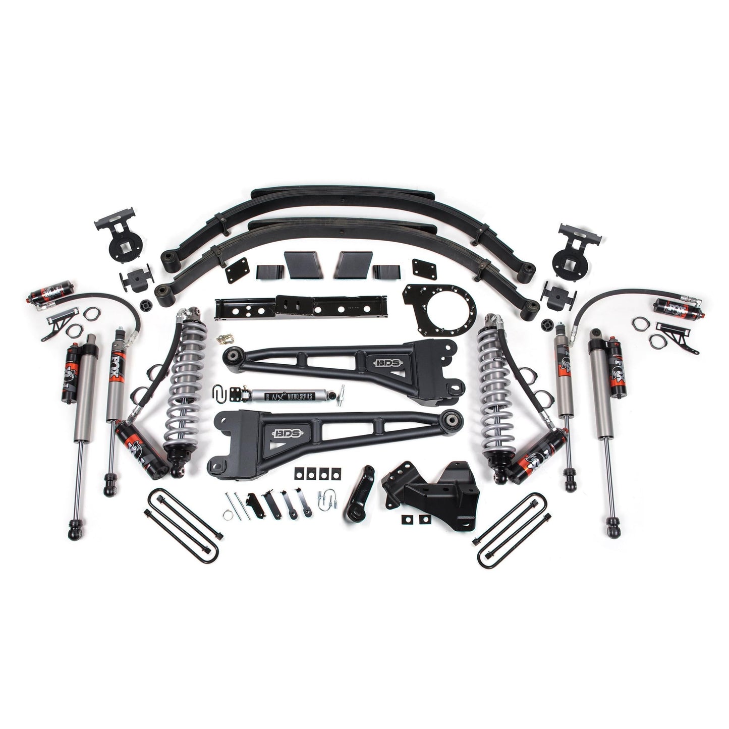 BDS Suspension | 7 Inch Lift Kit w/ Radius Arm FOX 2.5 Performance Elite Coil-Over Conversion Ford F250/F350 Super Duty 20-22 4WD Diesel | BDS1981FPE