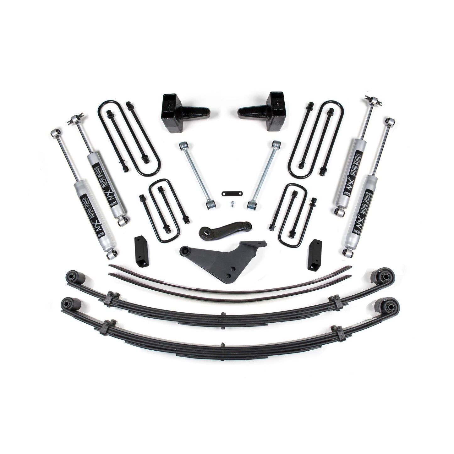 BDS Suspension | 6 Inch Lift Kit Ford Excursion 00-05 4WD Block Kit and Add A Leaf NX2 Nitro | BDS302H