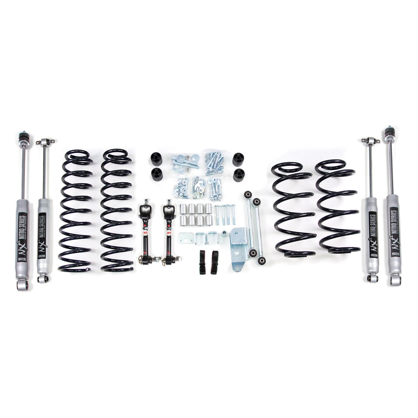 BDS Suspension | 3 Inch Lift Kit Jeep Wrangler TJ 97-02 Fox 2.0 Performance Shocks | BDS418FS