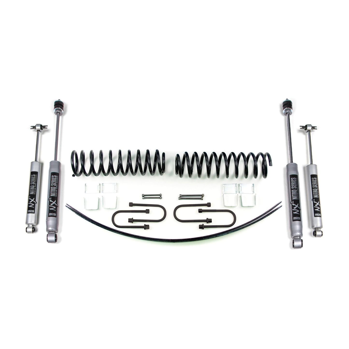BDS Suspension | 2 Inch Lift Kit Jeep Cherokee XJ 84-01 Dana 35 Rear Axle Fox 2.0 Performance Shocks | BDS429FS