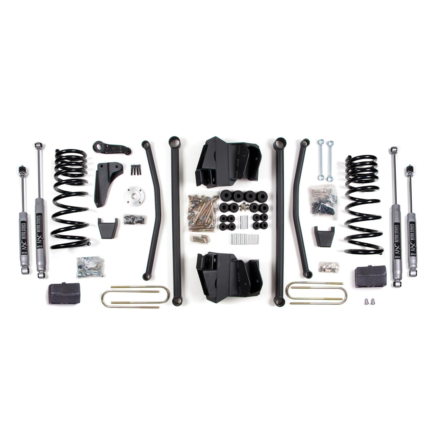 BDS Suspension | 8 Inch Lift Kit Long Arm Dodge Ram 2500 09-13 4WD Diesel Block Kit 3.5 Inch Axle NX2 Nitro | BDS630H