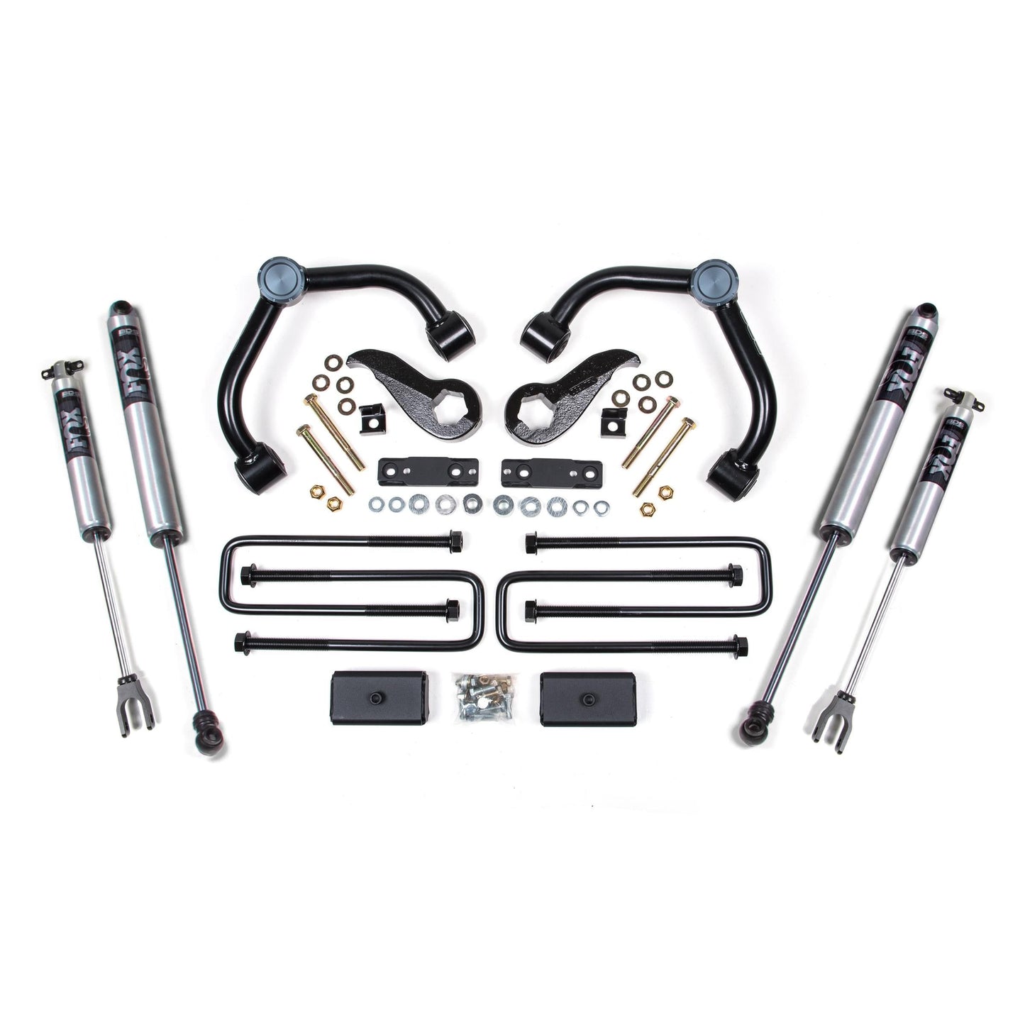 BDS Suspension | 3 Inch Lift Kit Silverado/Sierra 2500HD/3500HD 20-24 3 Inch Block Kit with Overload Fox 2.0 Performance Shocks | BDS761FS