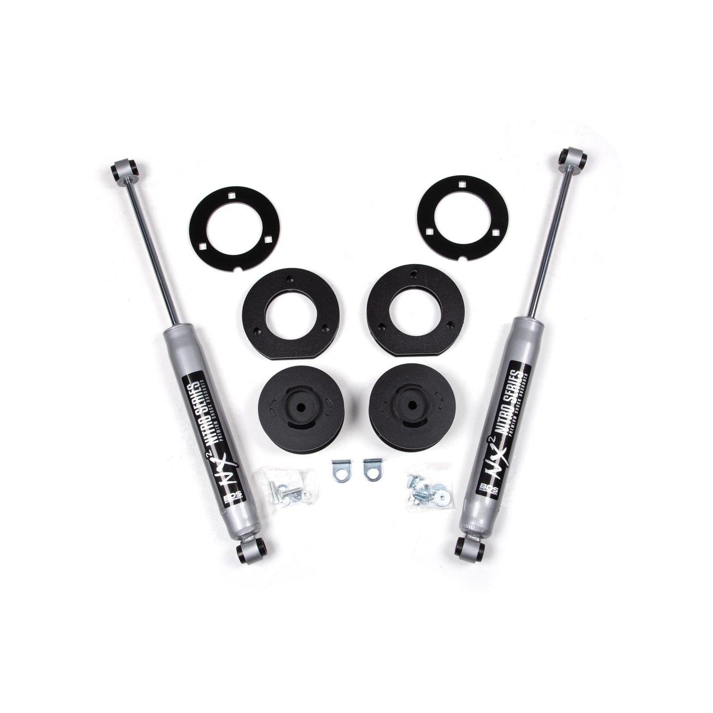 BDS Suspension | 2 Inch Lift Kit Chevy/GMC Avalanche Suburban Tahoe Yukon/XL 1500 07-19 4WD NX2 Nitro Shocks | BDS791H