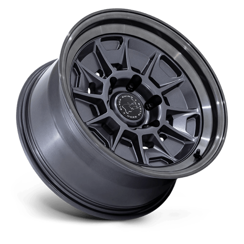 Black Rhino BR021 MONDO MATTE GUNMETAL W/ GLOSS GRAY LIP