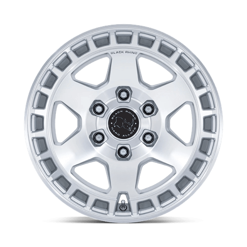 Black Rhino Hard Alloys BR022 BAHARI GLOSS SILVER W/ MACHINED FACE