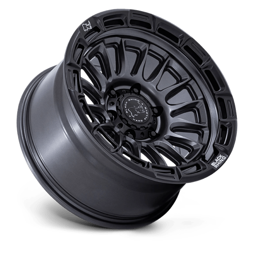Black Rhino BR025 RIVAL MATTE GUNMETAL W/ MATTE BLACK LIP