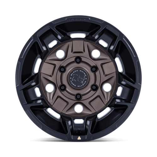 Black Rhino BR028 GUARD Burnt Bronze W/ Matte Blk-Lp wheel featuring a bold five-spoke design and 3D lip.