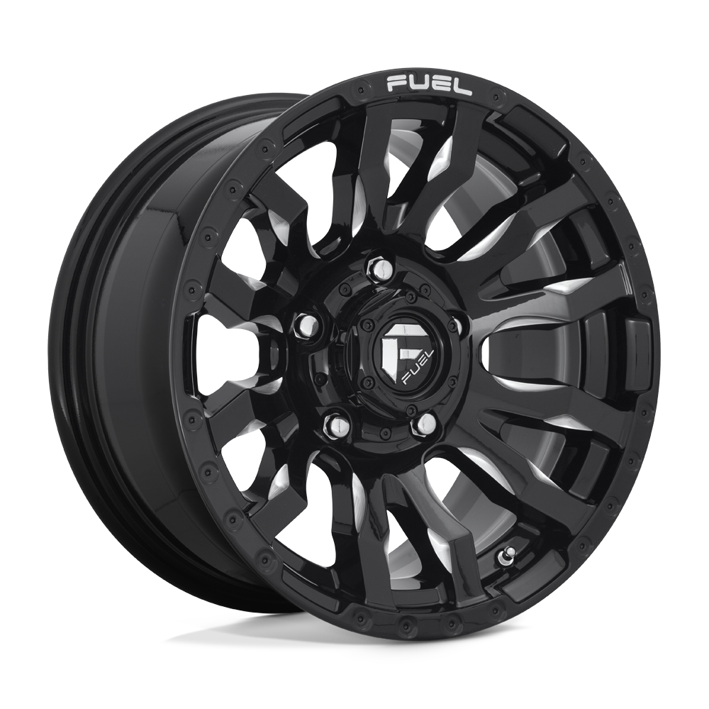 Fuel 1PC D673 BLITZ GLOSS BLACK MILLED