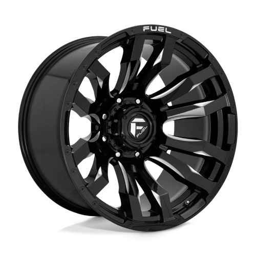 Fuel 1PC D673 BLITZ GLOSS BLACK MILLED
