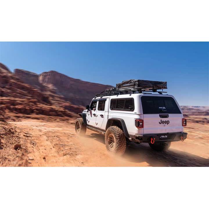 Bushwacker Flat Style Fender Flares for 2022-C Jeep Gladiator - Crew Cab - 10926-07